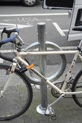New "ring" style bicycle rack