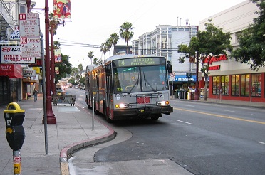 14 Mission bus on Mission St